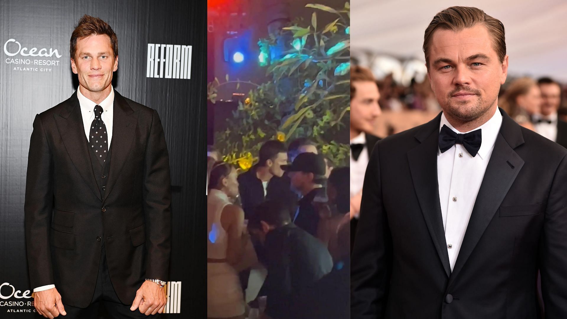 Leonardo Di Caprio spotted being Tom Brady