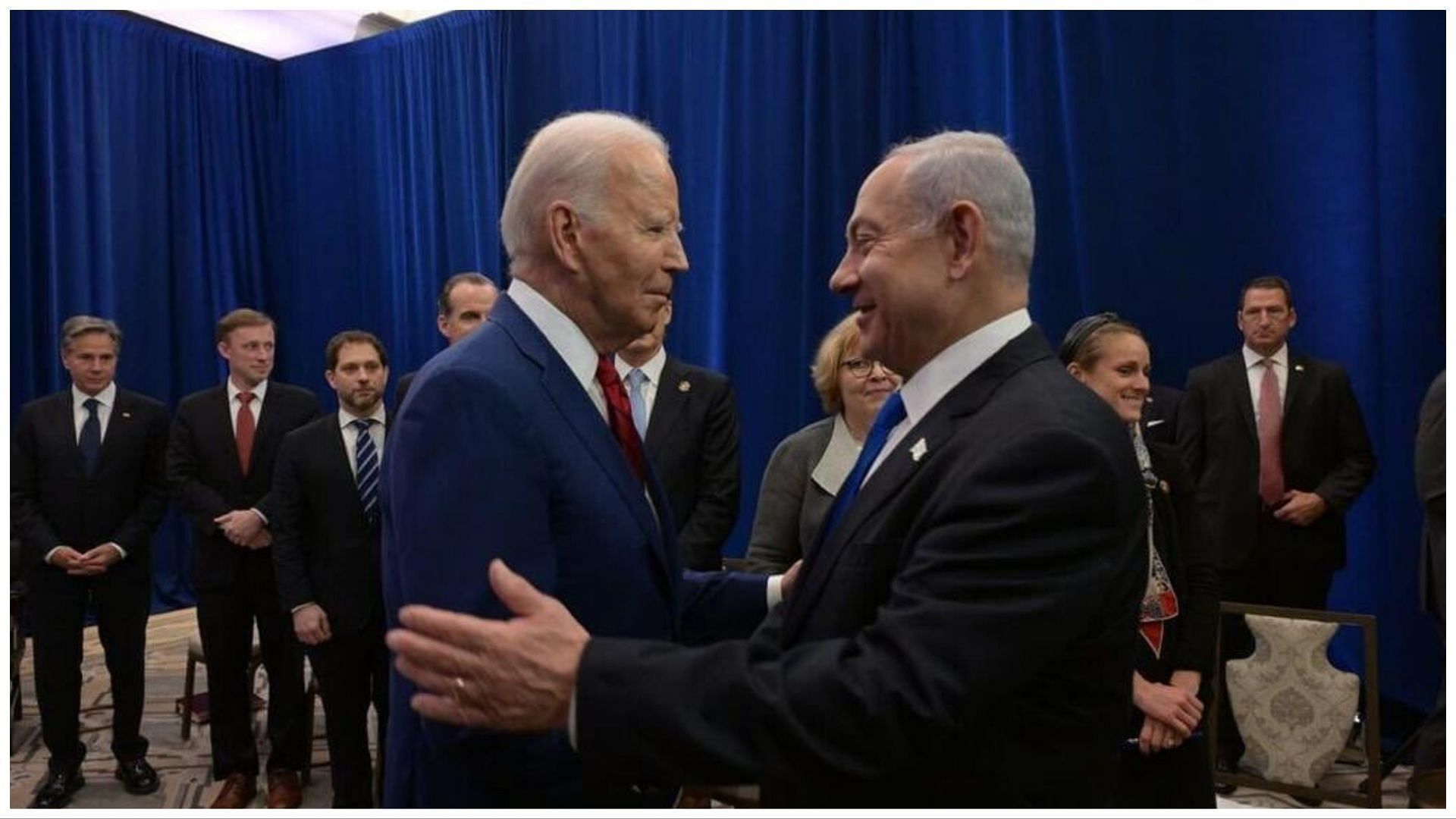 The rift between The US and Israel was exposed by Joe Biden on Tuesday (Image via Instagram/@b.netanyahu)
