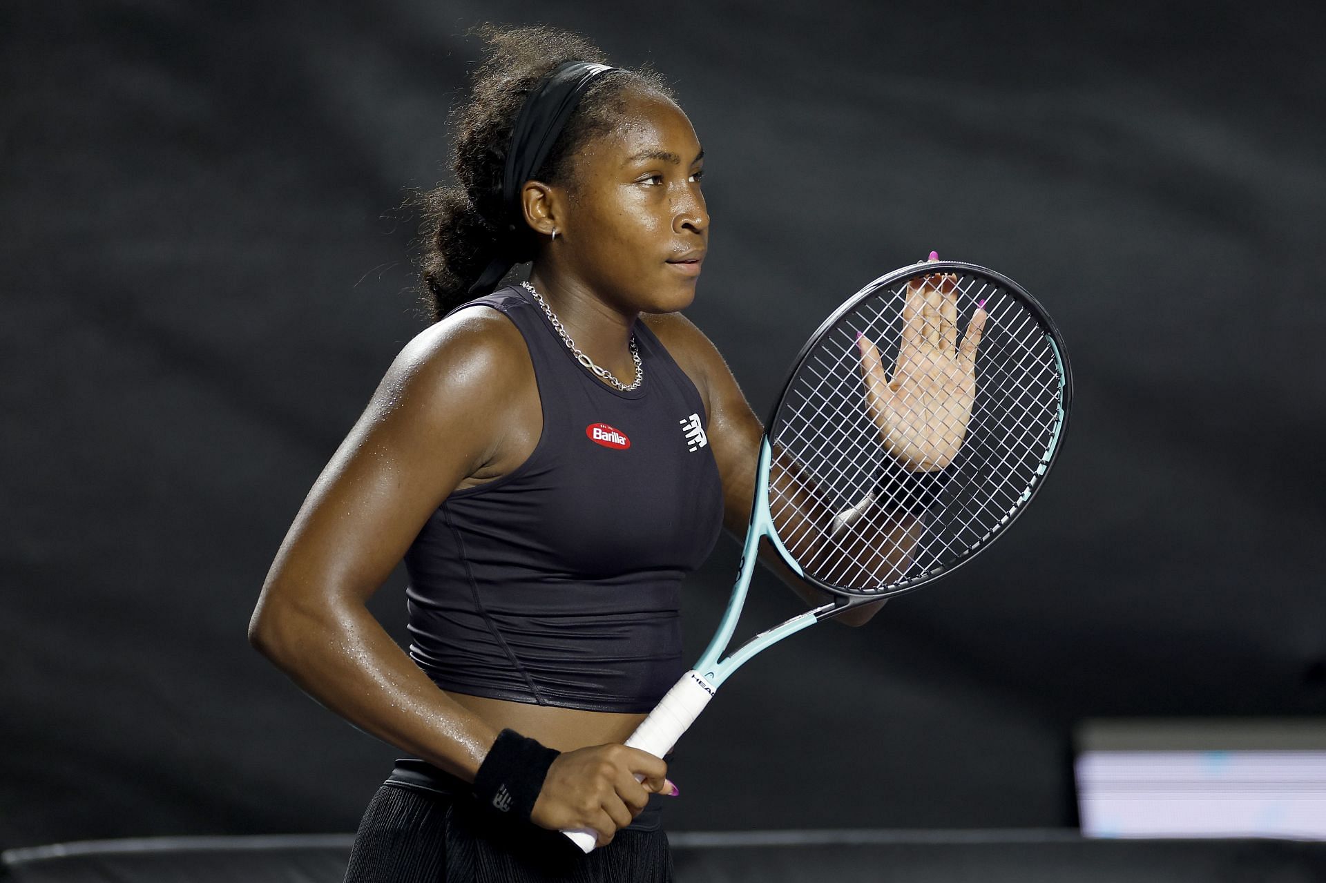 Coco Gauff at the 2023 WTA Finals - Day 6