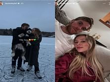 In Photos: Connor McDavid's dog Lenny and fiancee Lauren Kyle help Oilers star kickstart holiday festivities