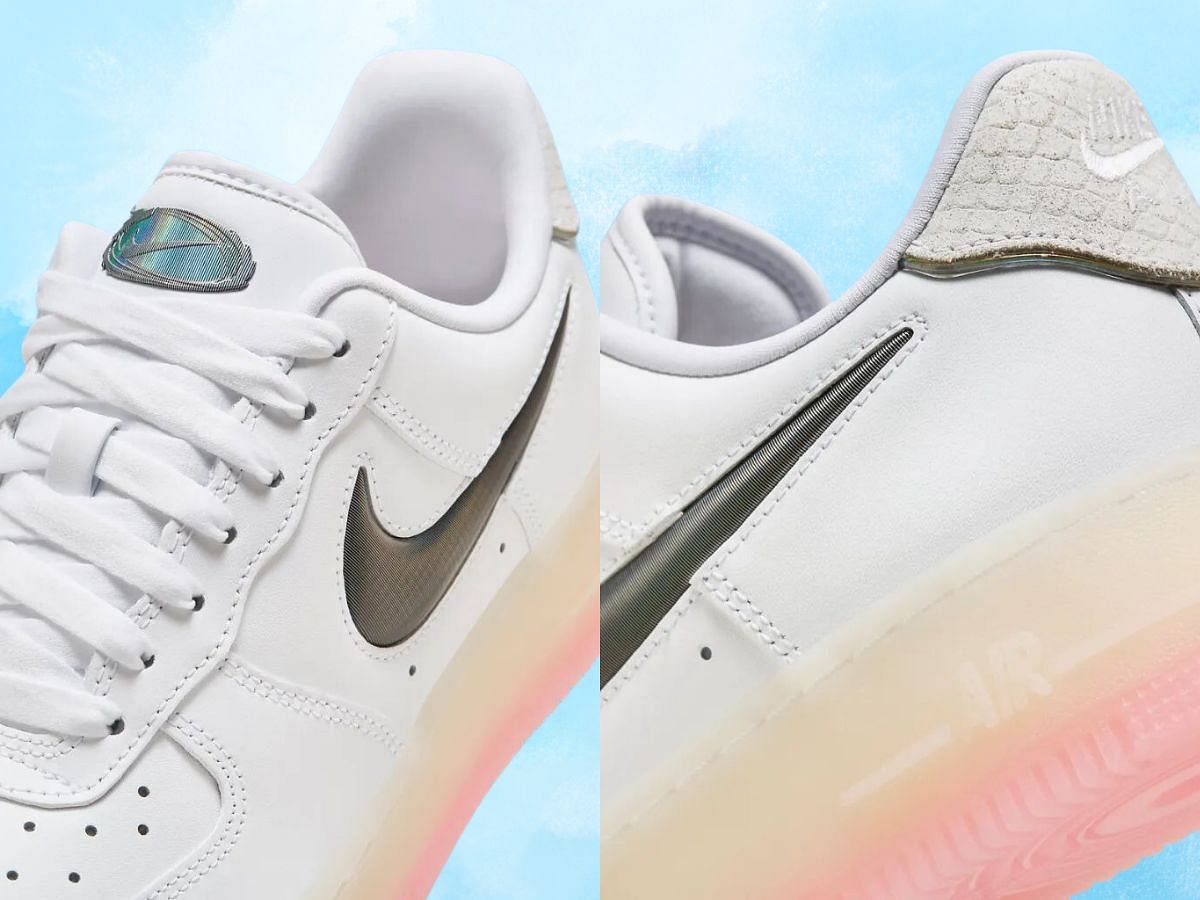 Take a closer look at the tongue and heels (Image via Nike)