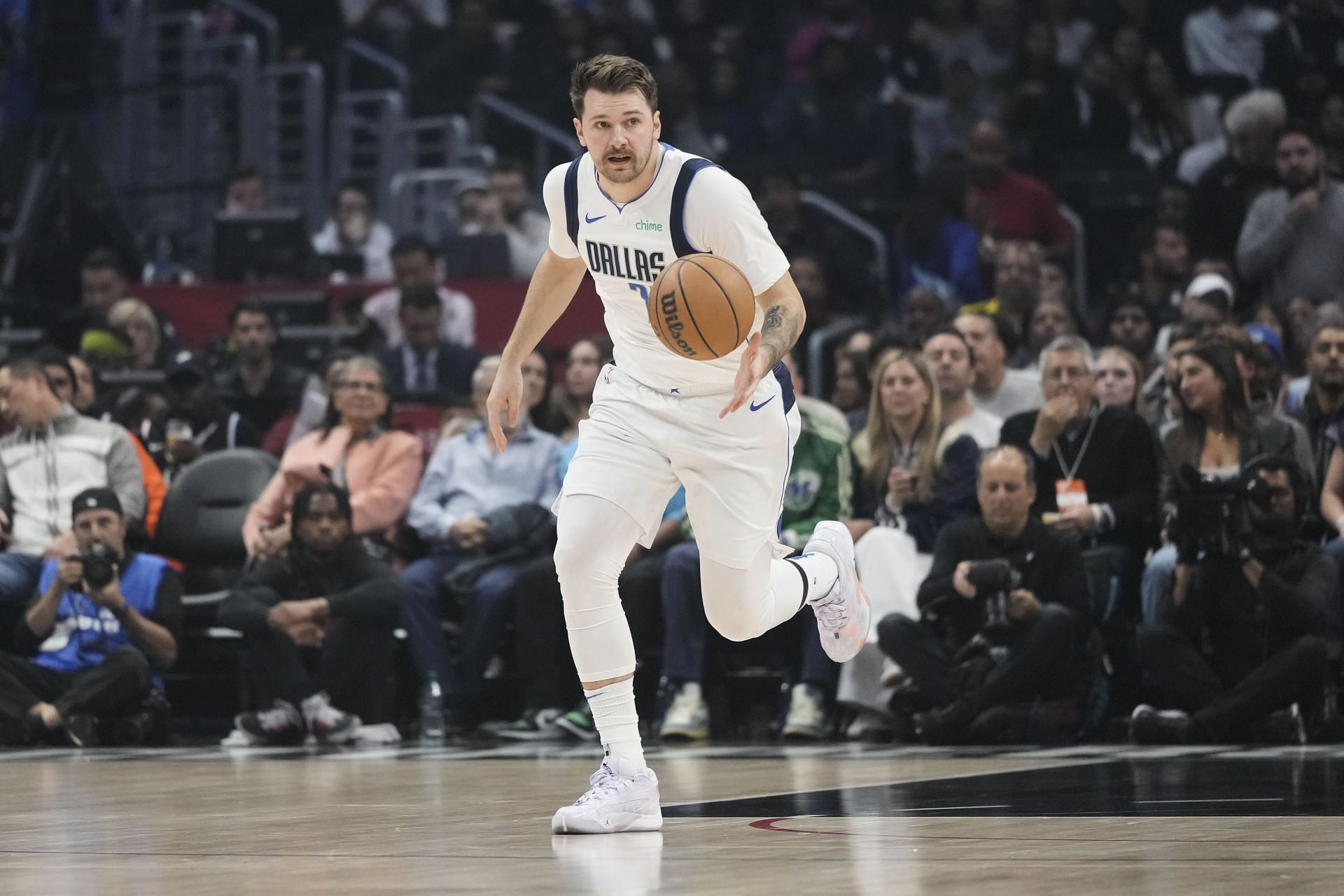 Luka Doncic of the Dallas Mavericks