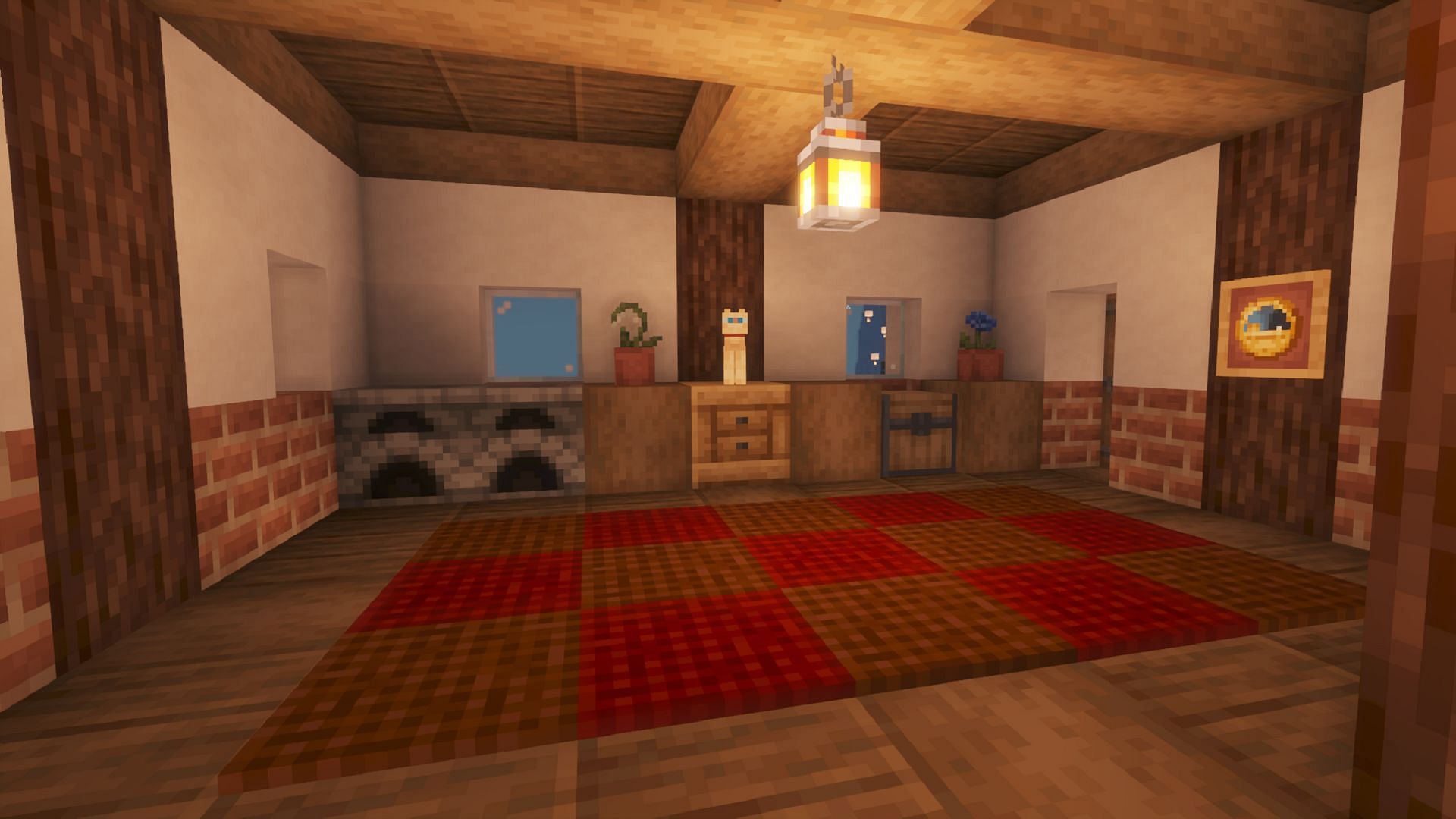 JICKLUS brings a rustic feeling to Minecraft&#039;s base texture set. (Image via Jicklus/CurseForge)