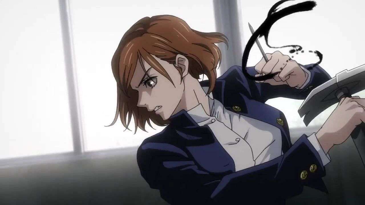 Nobara Kugisaki as seen in Jujutsu Kaisen(image via MAPPA)