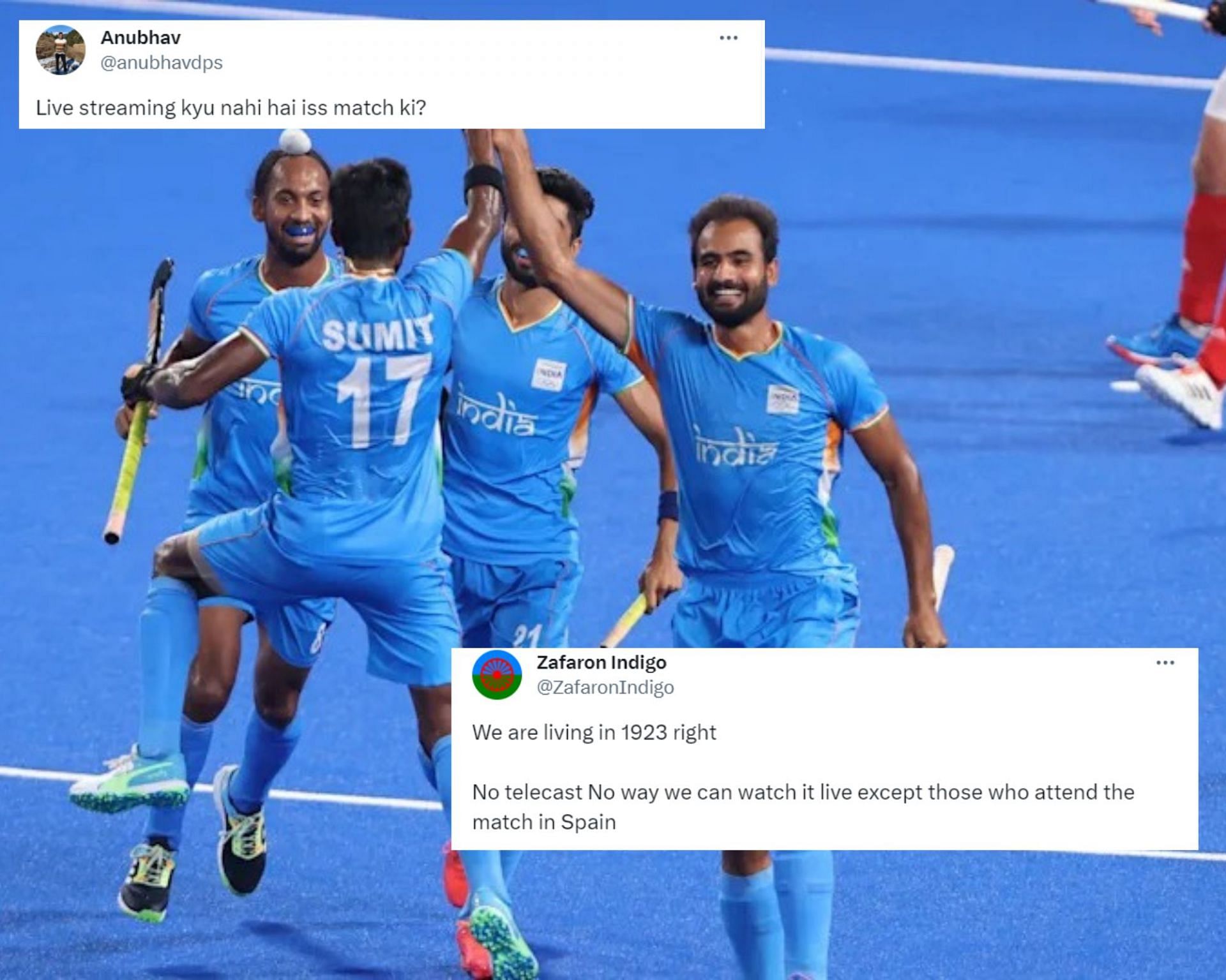 Indian Hockey fans express frustration with no live stream or telecast for 5 Nations Tournament Valencia 2023