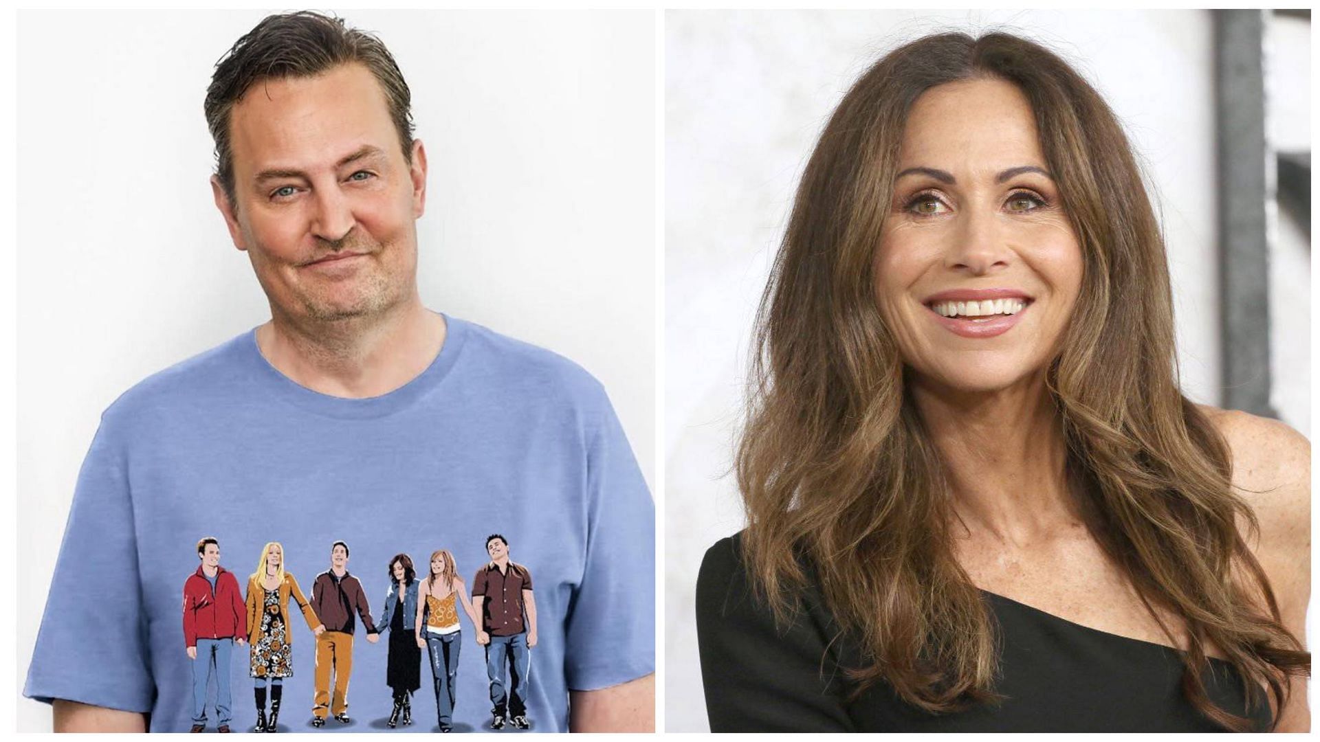 Minnie Driver openly talked about Matthew Perry in a recent obituary (Image via Instagram / mattyperry4 / Facebook / Minnie Driver) 