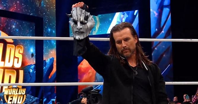 [Photo] "My best friend" - Former WWE star hugs 'The Devil' Adam Cole backstage after AEW Worlds End