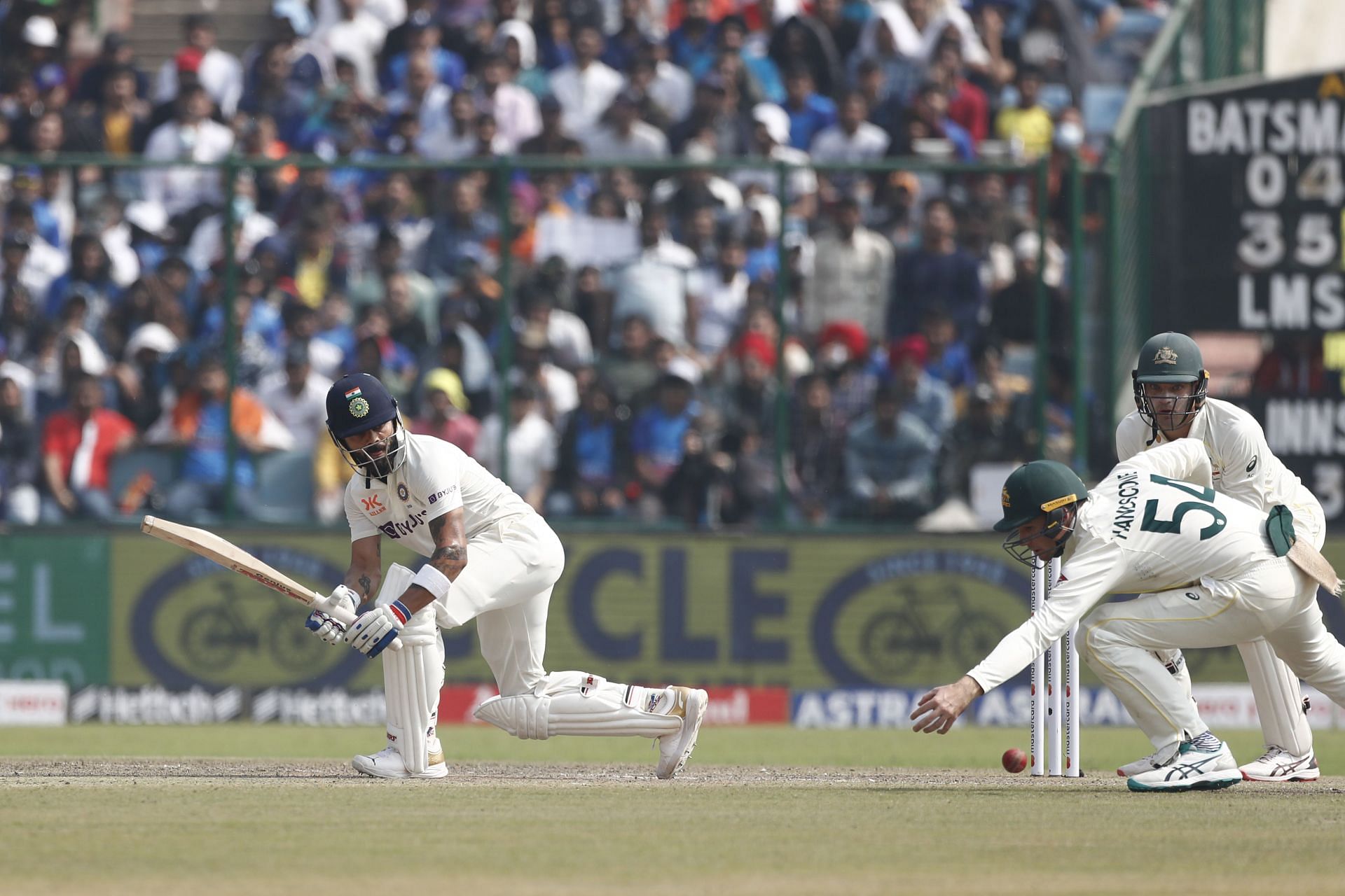 Virat Kohli batting during the Border-Gavaskar Trophy. (Pic: Getty Images)