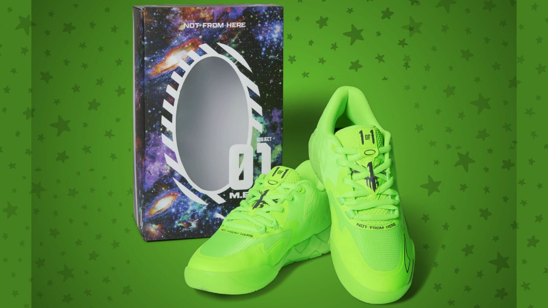 Other elements of MB.01 Green Gecko shoes (Image via Puma)