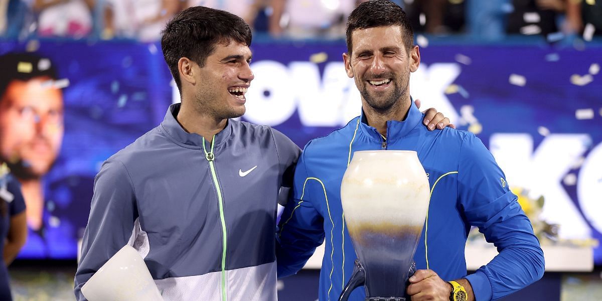 Novak Djokovic and Carlos Alcaraz had impressive 2023 seasons 
