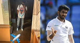 [Picture] Jasprit Bumrah leaves for South Africa ahead of two-match Test series