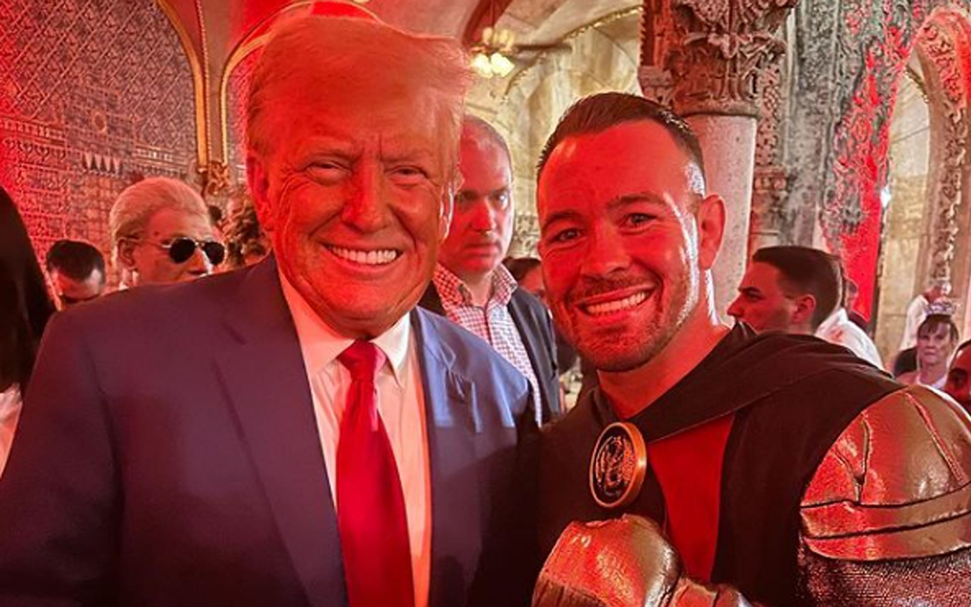 Colby Covington (right) with former US president Donald Trump (left) (Image Courtesy: @colbycovmma Instagram)