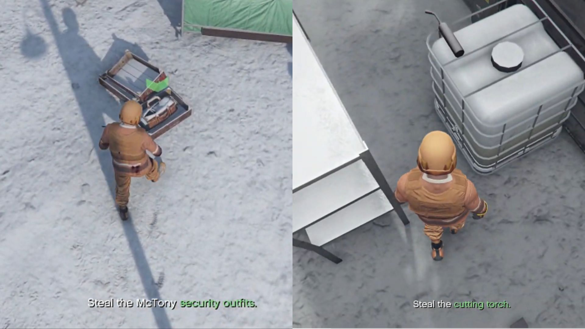 Security clothing and cutting torch (Image via YouTube/GRAVESIGHT)