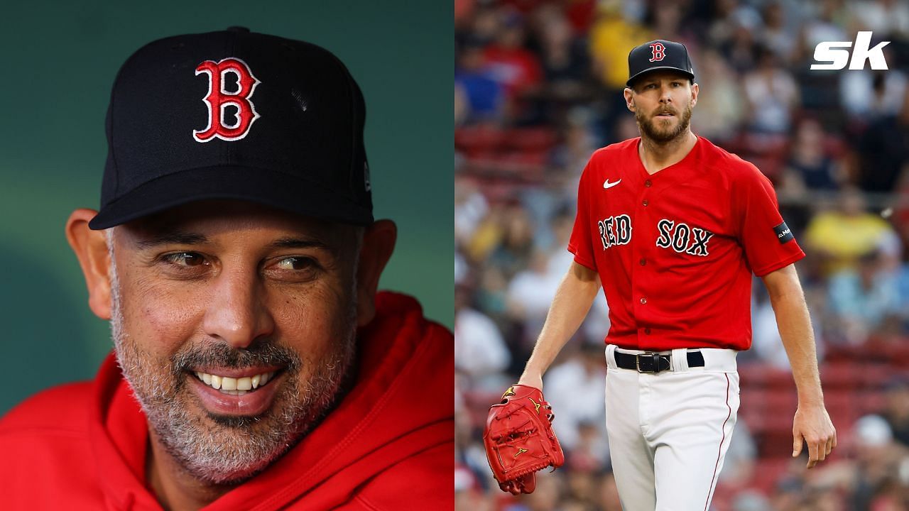 Alex Cora bid Chris Sale farewell on Instagram