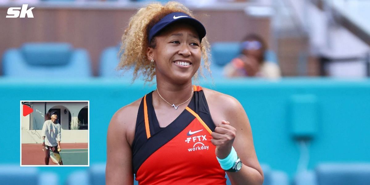 Watch Naomi Osaka shares glimpse of training session as she continues