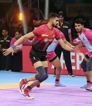 Bharat Hooda in action (Credits: PKL)