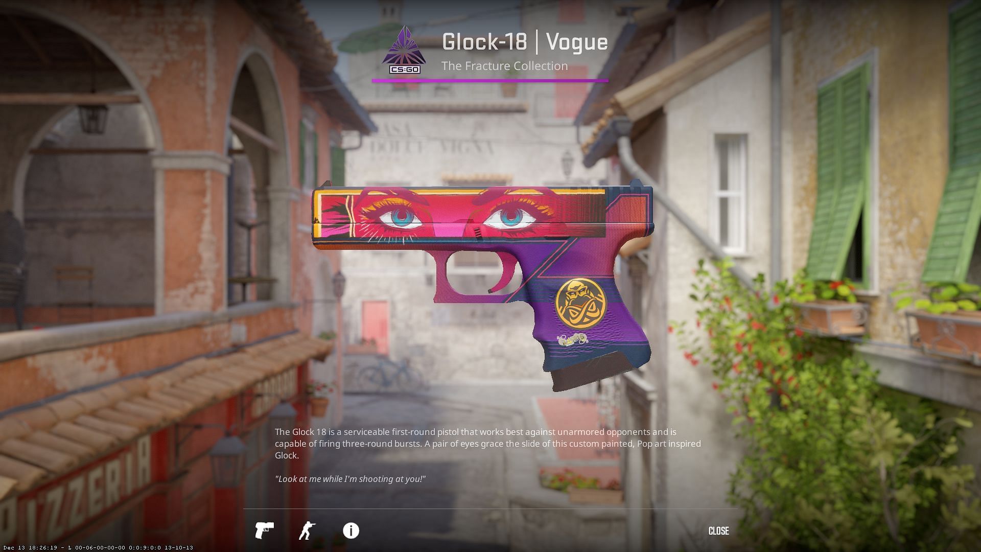 Glock-18 Vogue (Image via Valve)