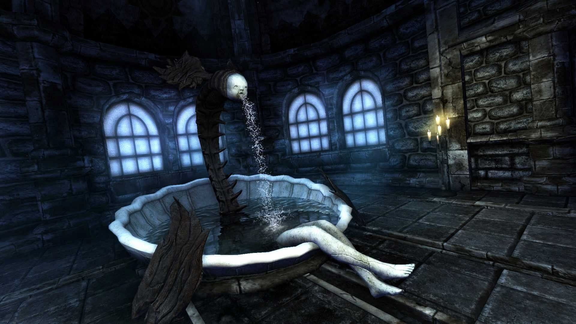 Amnesia: The Dark Descent features eerie jumpscares (Image via Frictional Games)
