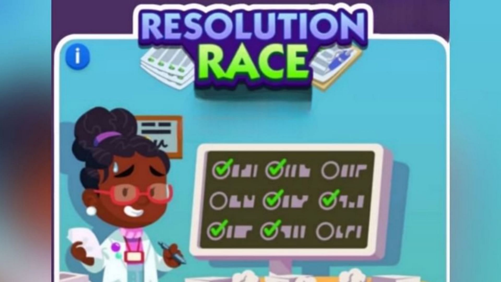 Resolution Race 2 event can be played in Monopoly Go (Image via Scopely) 