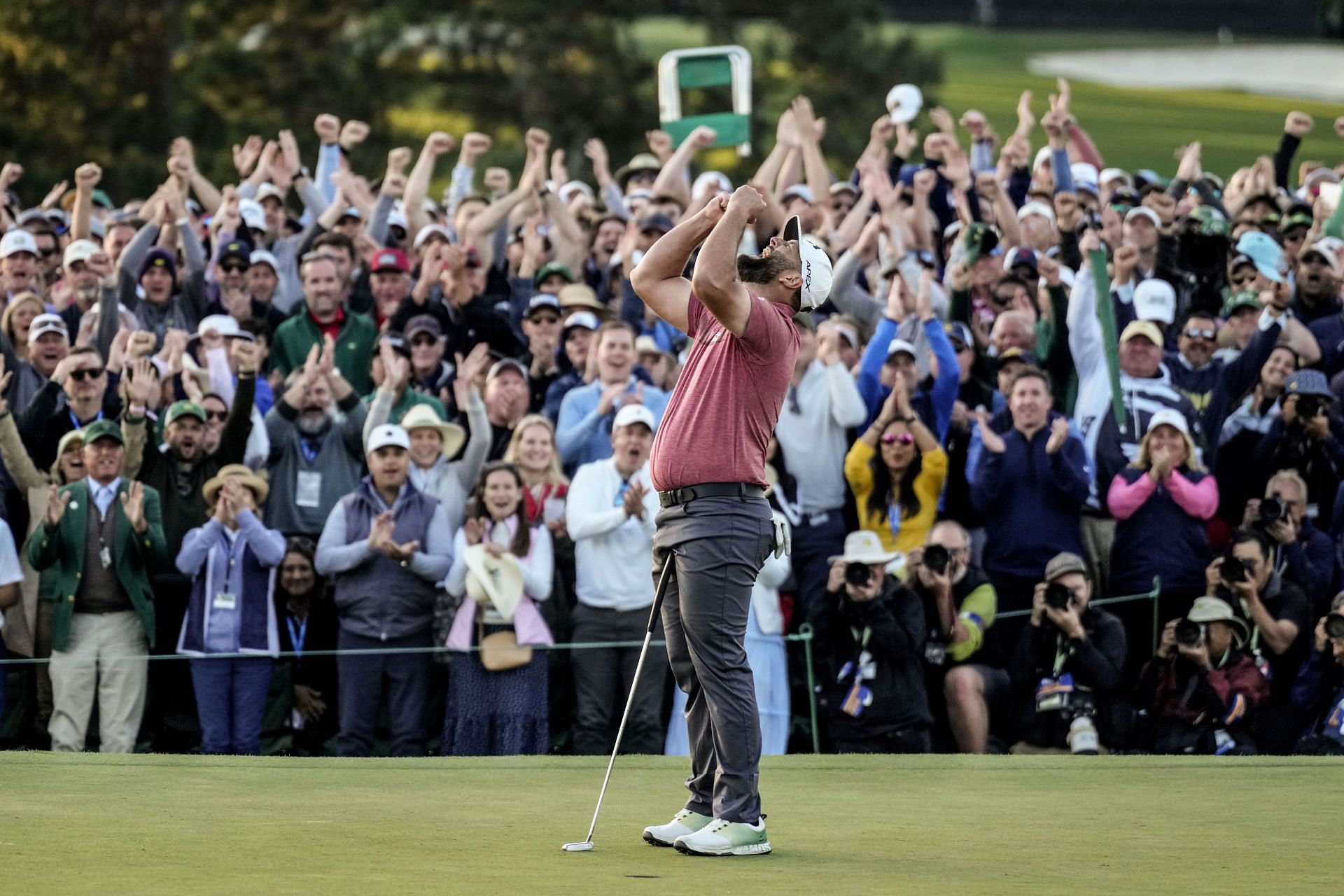 Jon Rahm, The Masters, 2023 (Image via Getty).