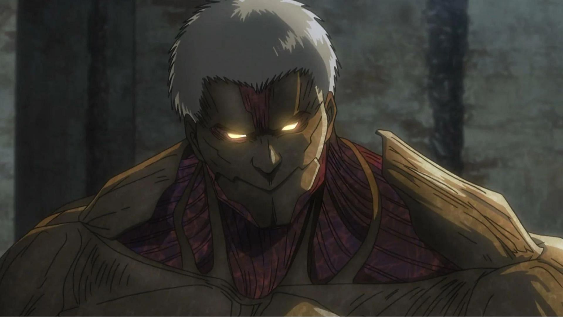 Reiner Braun&#039;s Armored Titan (Image via MAPPA)