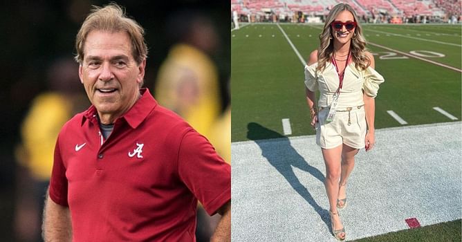 Nick Saban’s daughter Kristen Saban ready to wear her special outfit ahead of the Alabama vs Georgia showdown