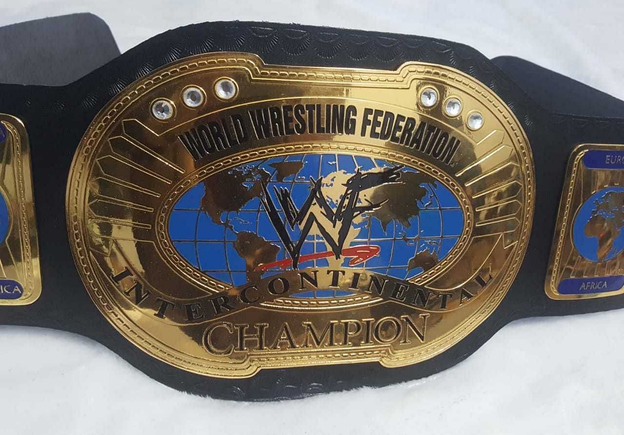 The old oval Intercontinental Championship. 
