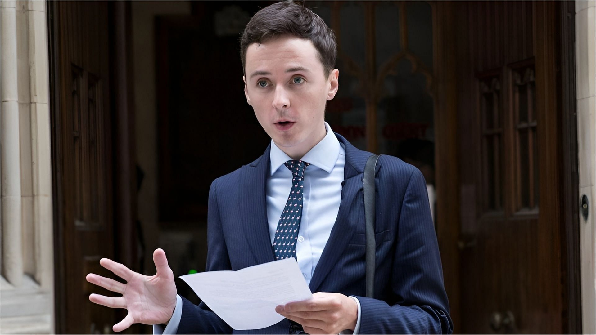 Darren Grimes has been criticized for sharing a controversial post on social media (Image via MahyarTousi/X)