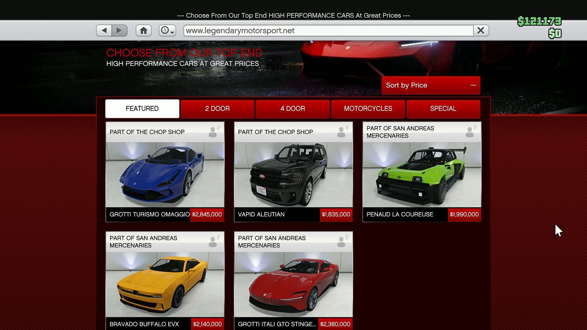 All new vehicles on the Legendary Motorsport website in Grand Theft Auto Online (Image via X/@morsmutual_)