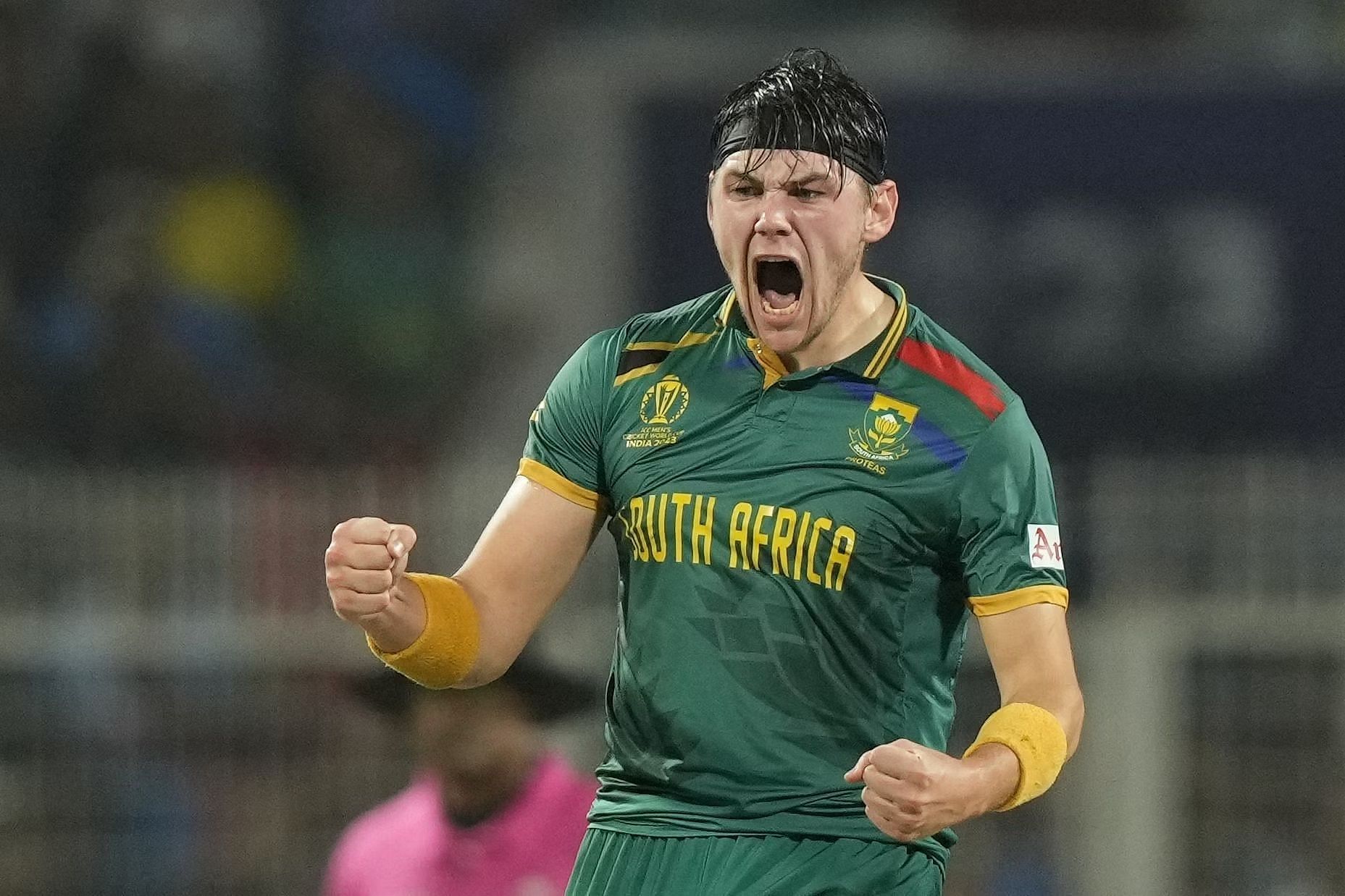 The Mumbai Indians bought Gerald Coetzee for ₹5 crore. [P/C: AP]