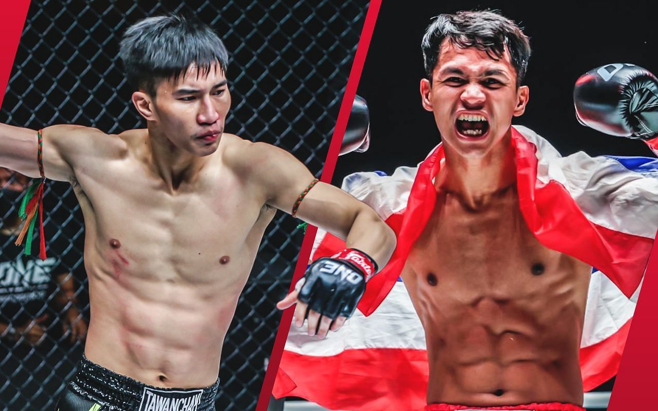 Tawanchai (Left) faces Superbon (Right) at ONE Friday Fights 46