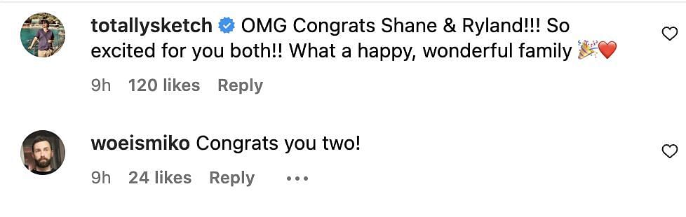 Shane and Ryland announce the arrival of twin boys. (Image via Instagram/ @shanedawson)