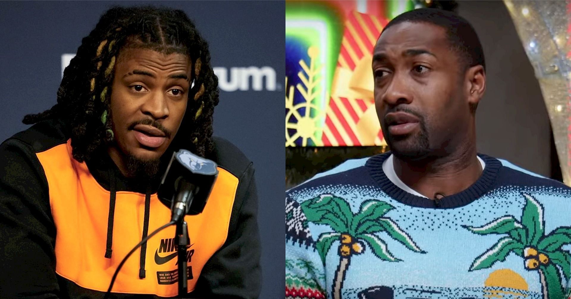 Memphis Grizzlies star point guard Ja Morant and former three-time All-Star Gilbert Arenas