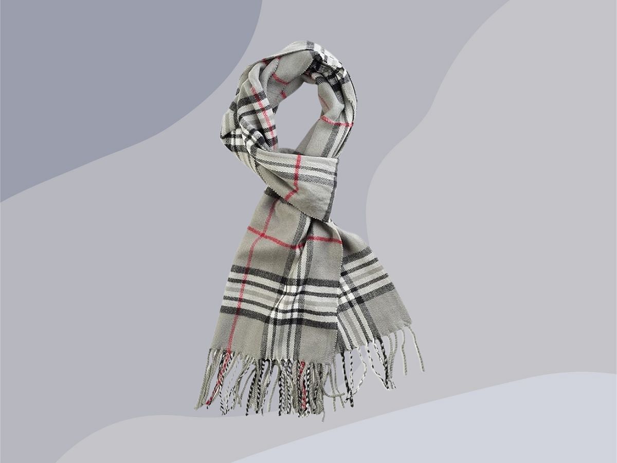 The Veronz classic cashmere winter scarf (Image via Amazon)