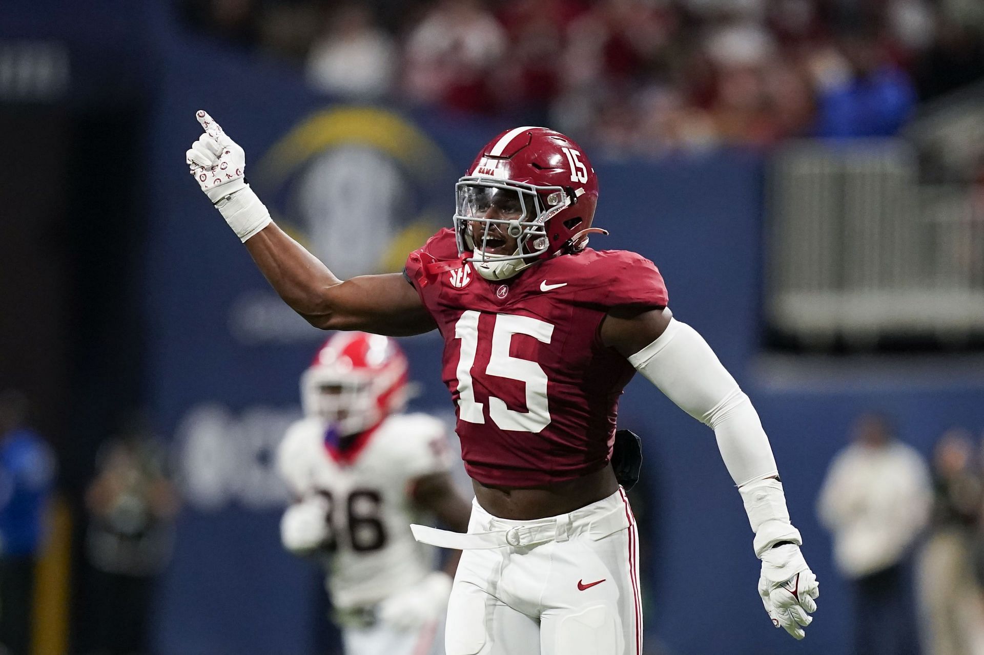 Dallas Turner at the SEC Championship game