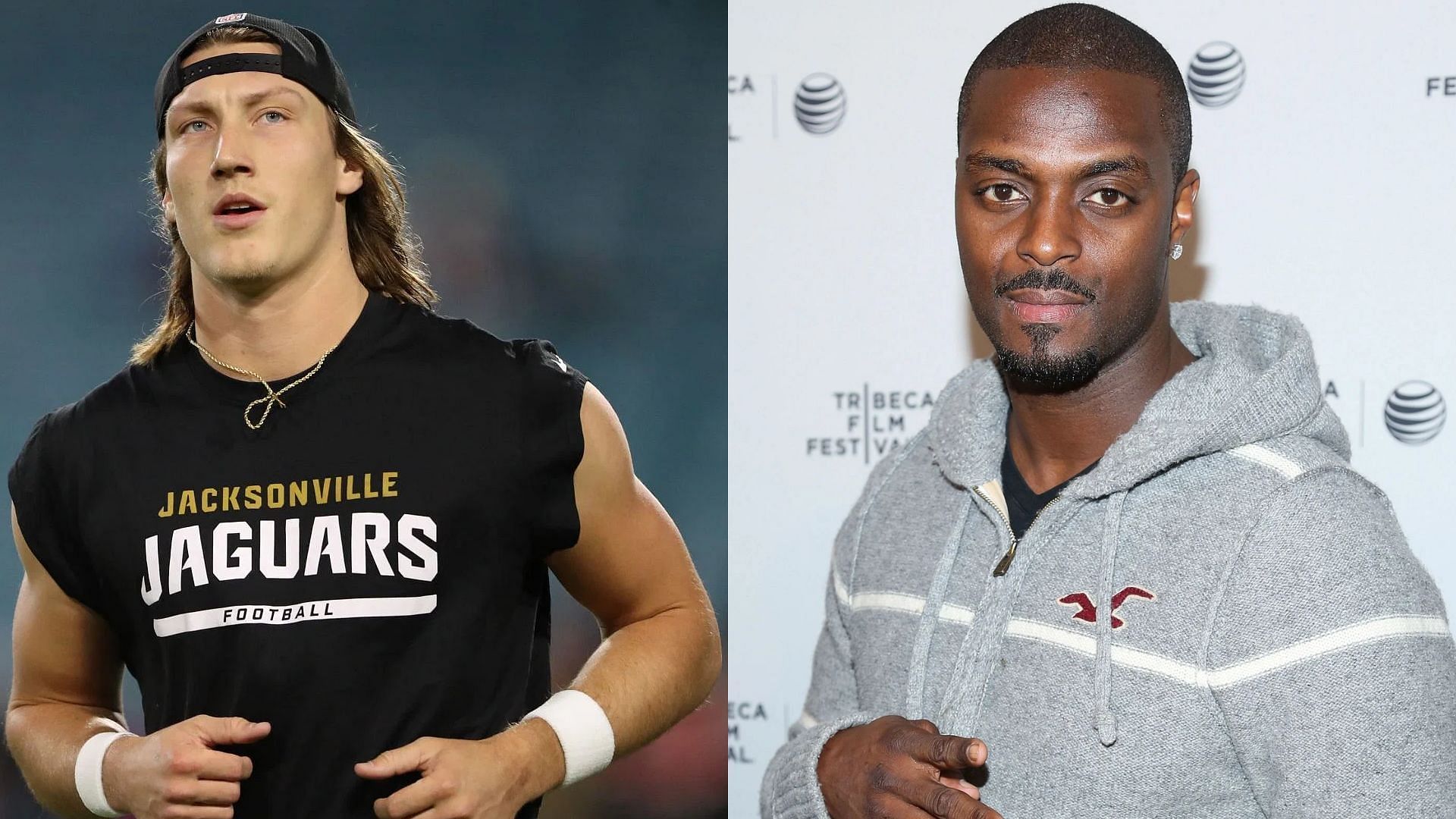 Jacksonville Jaguars quarterback Trevor Lawrence and former NFL wide receiver Plaxico Burress