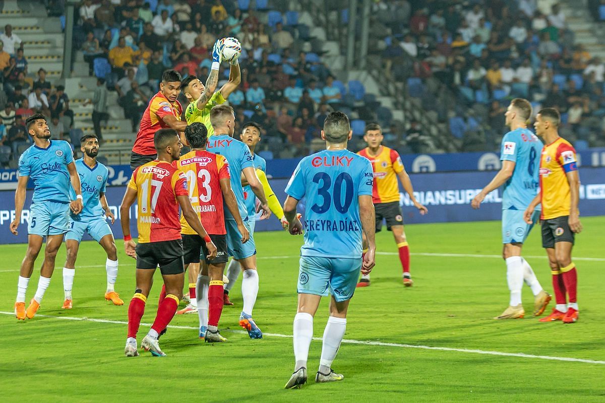 East Bengal and Mumbai City FC played out a nil-nil draw (Image courtesy: ISL Media)