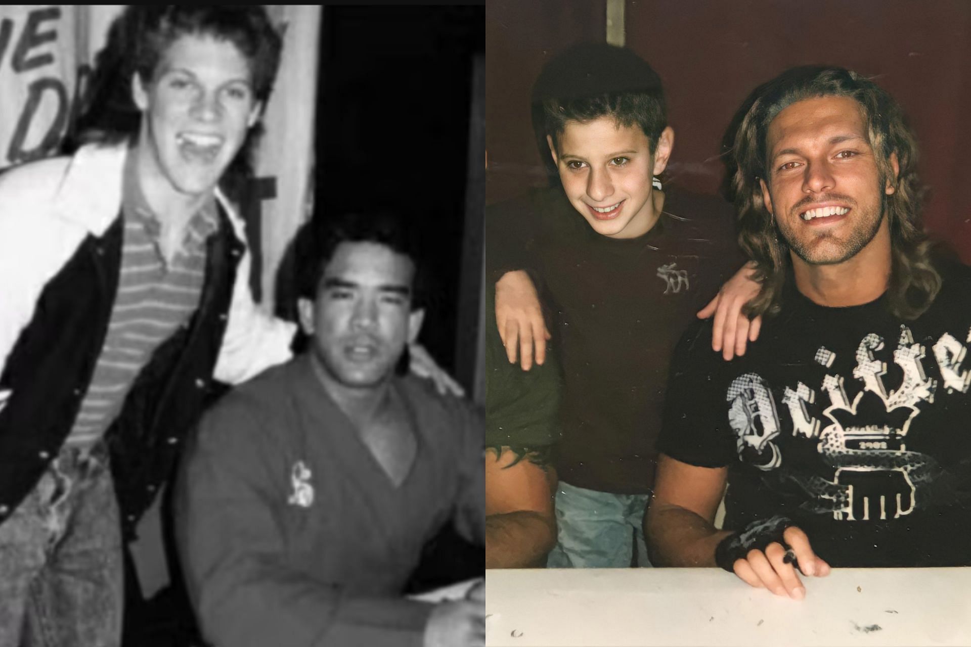 Just pictures of AEW fans who were wrestling fans while growing up
