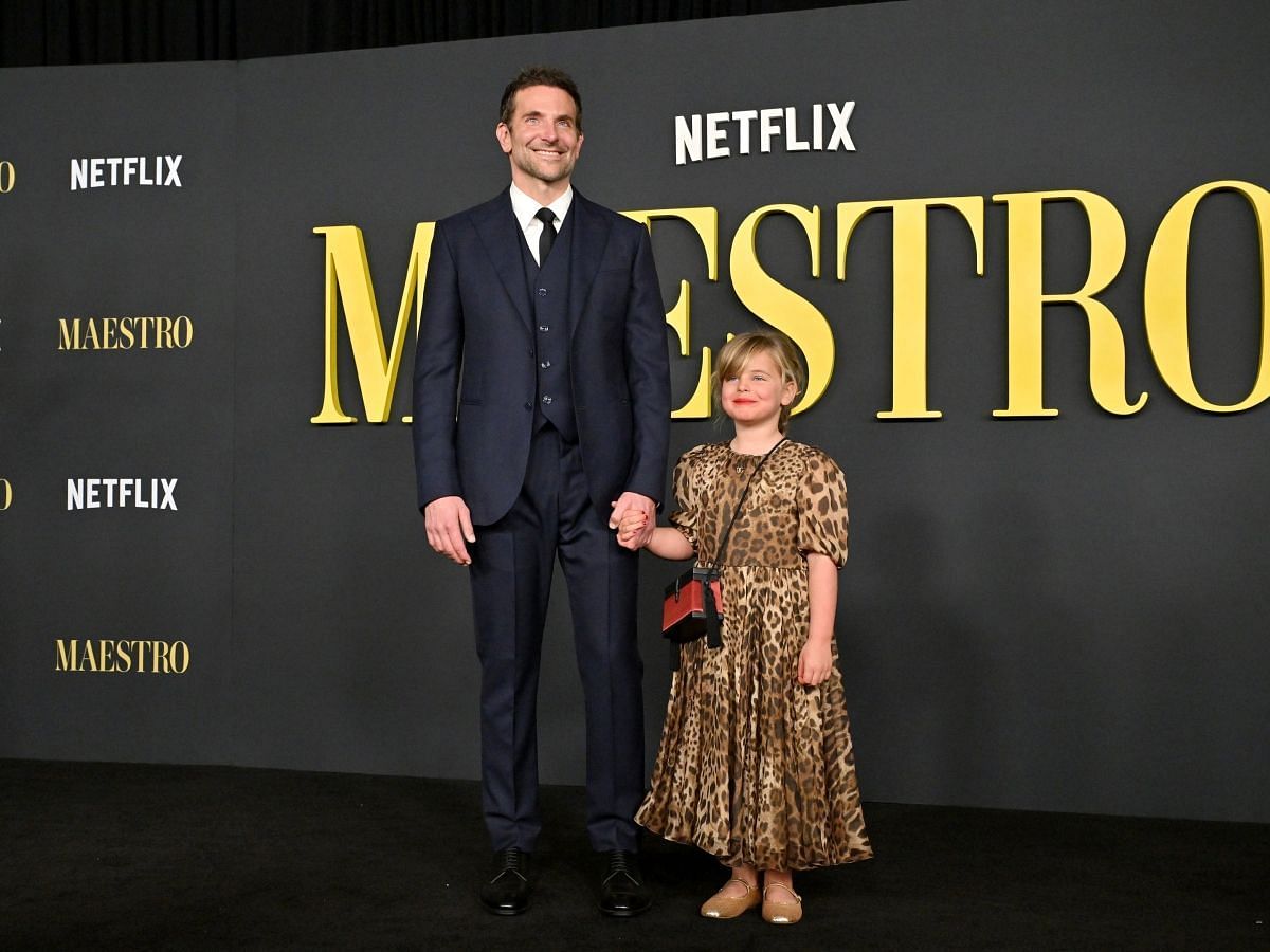 Bradley Cooper with daughter Lea De Seine