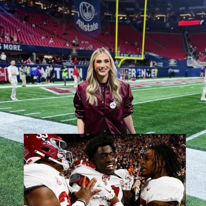WATCH: Nick Saban's daughter Kristen Saban reacts to CFP rankings announcement as Alabama makes it to the final 4