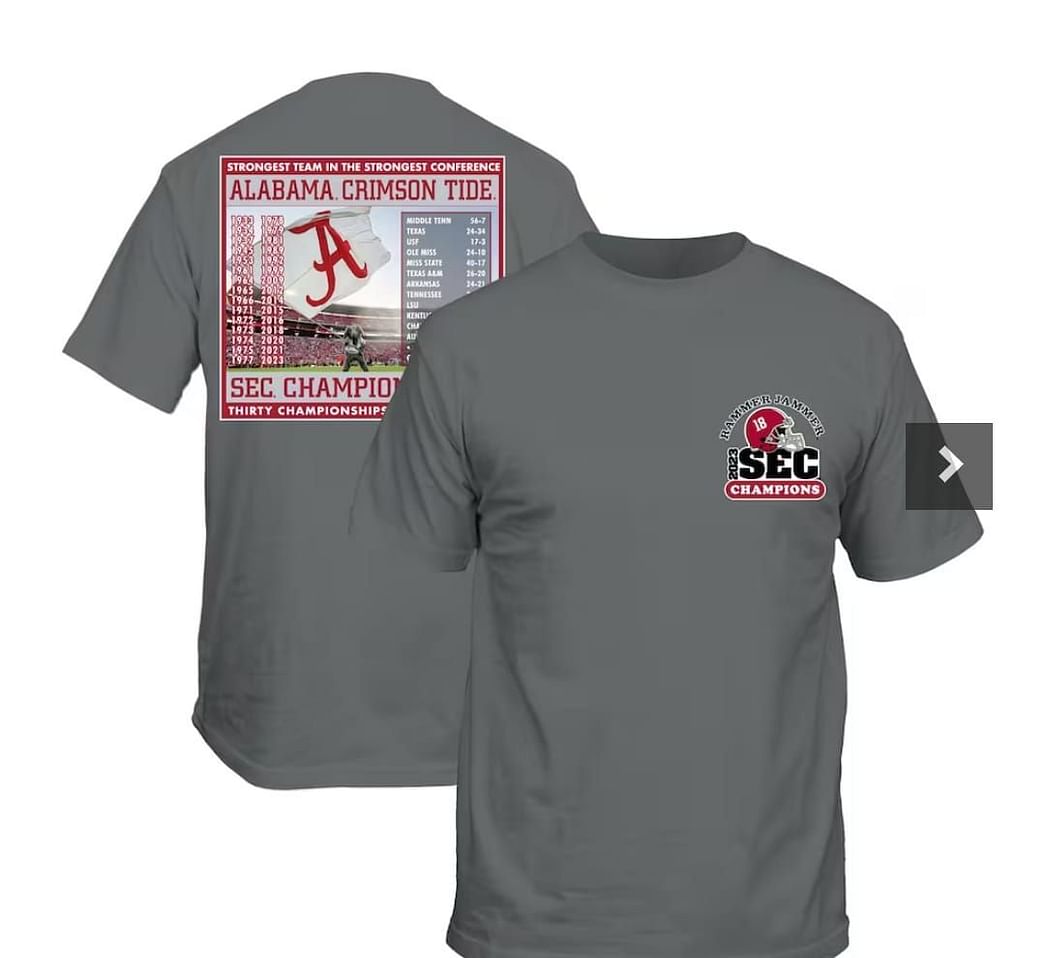 Alabama SEC Championship Tshirt How to buy, top 5 tees, prices and more