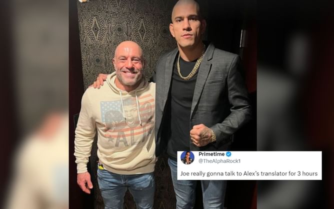 "Gonna talk to his translator for 3 hours" - Fans hilariously react to reports stating Alex Pereira will appear on Joe Rogan's JRE podcast