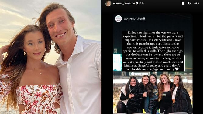 Trevor Lawrence's wife talks about lows of being in NFL after Jaguars QB limped out of MNF