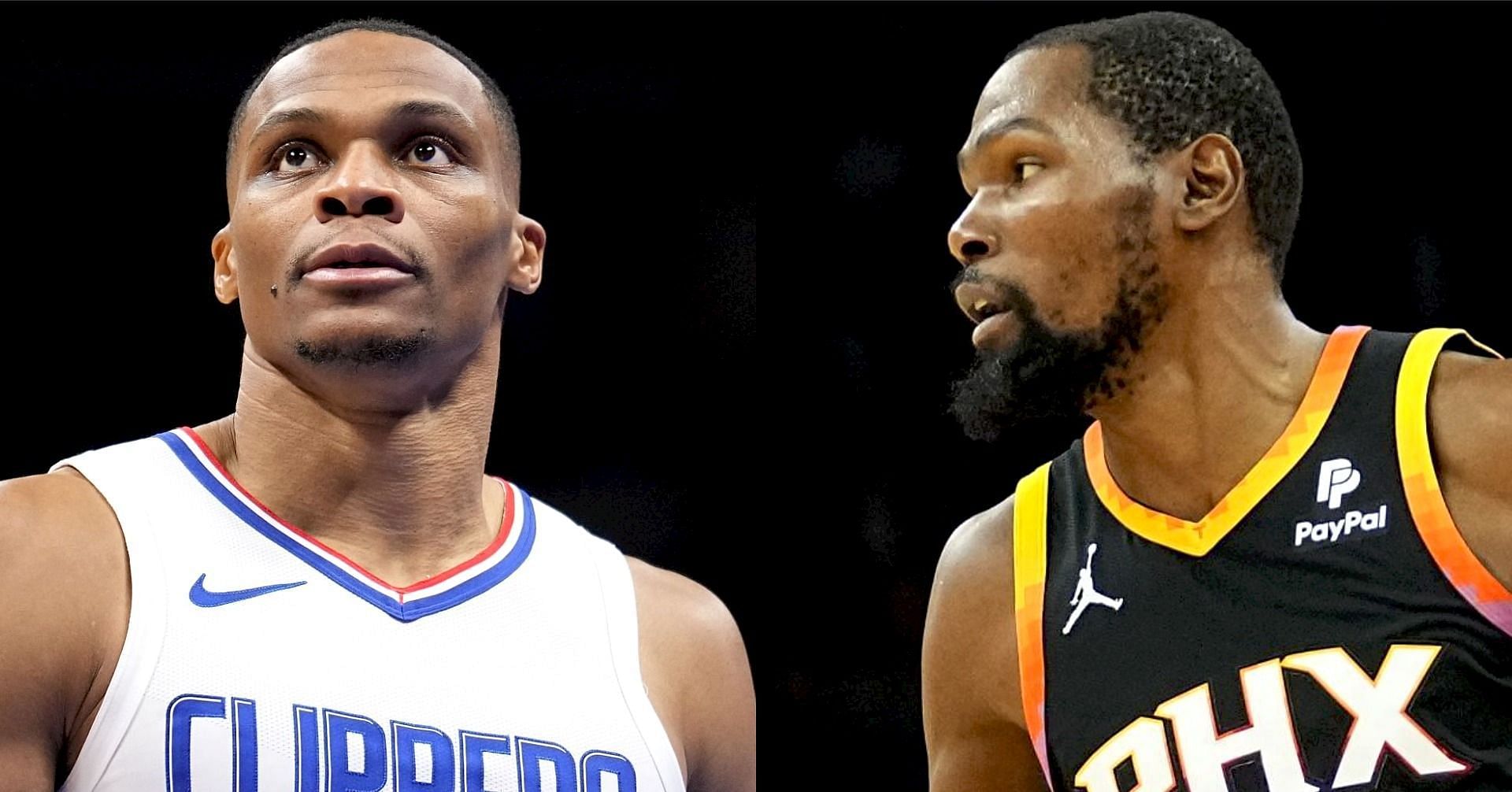 NBA stars Russell Westbrook and Kevin Durant