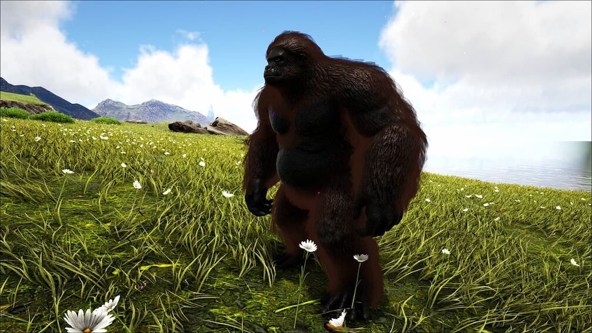 The Gigantopithecus in ARK Survival Ascended