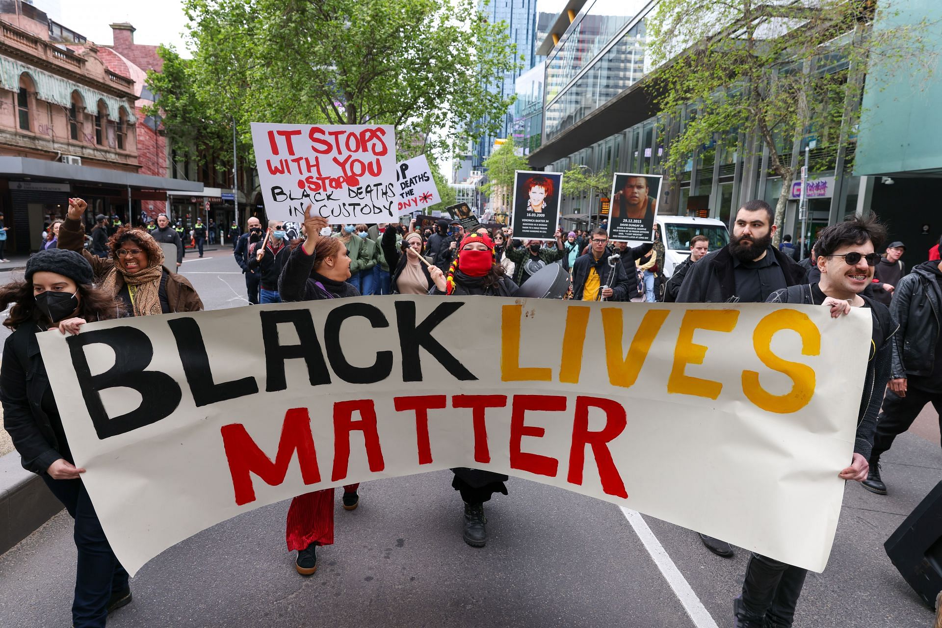 Australians Join &quot;Stop Black Deaths In Custody&quot; Marches