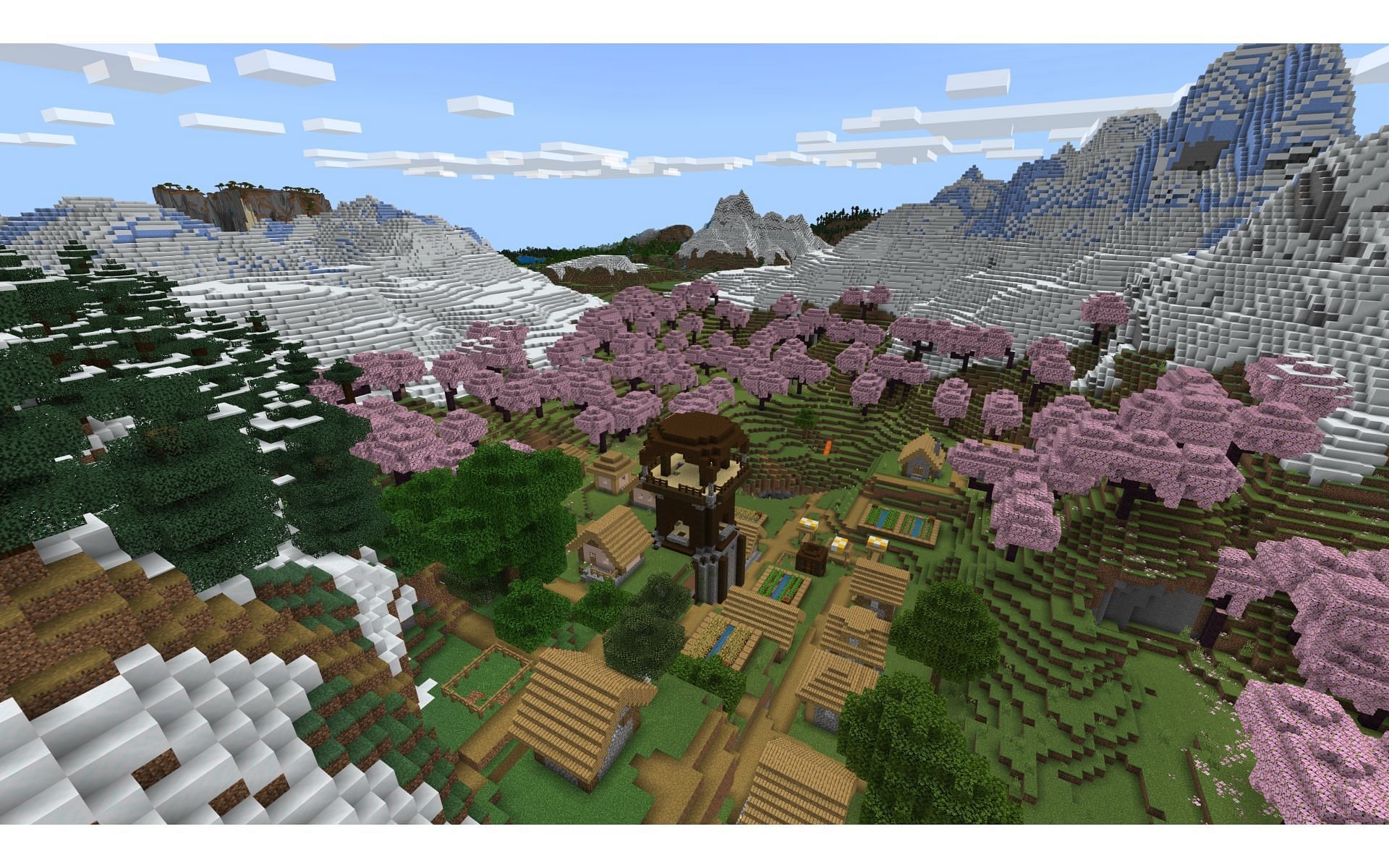 For a tranquil experience, this seed is perfect (Image via Mojang)