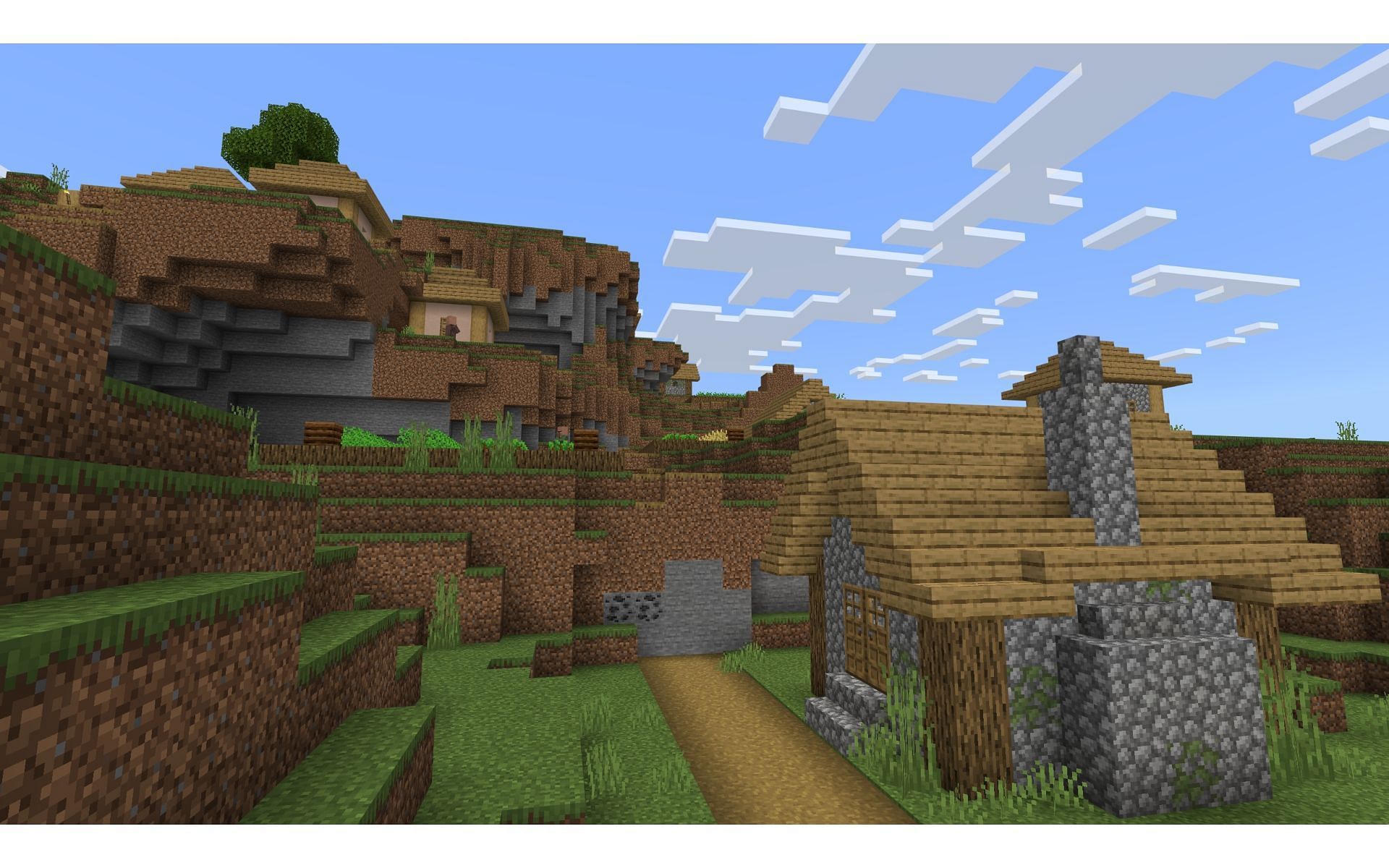 Gear up easily in this seed (Image via Mojang)