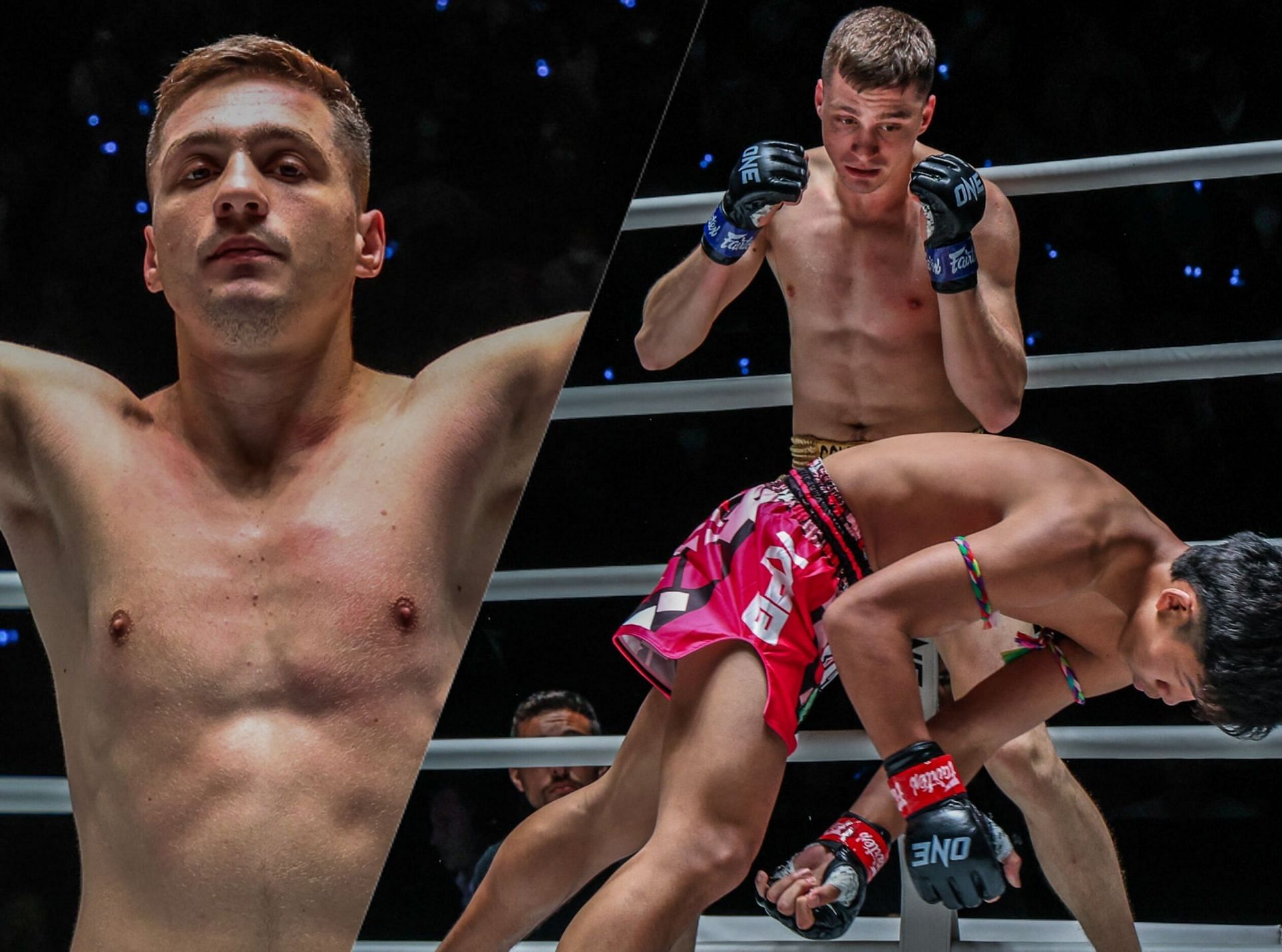 Soner Sen finishes Otop Or Kwanmuang in round one at ONE Friday Fights 45. [Image: ONE Championship]