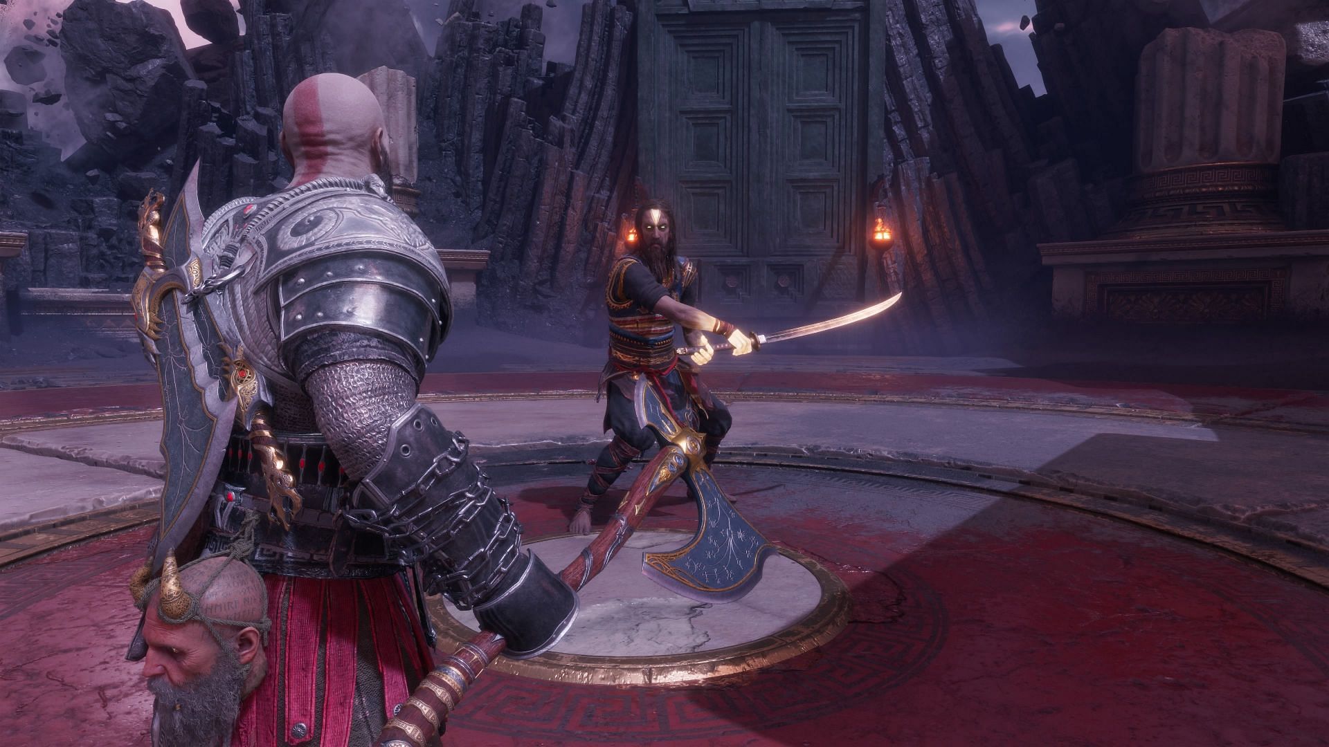 Tyr can be a fairly formidable challenge in God of War Ragnarok Valhalla DLC 